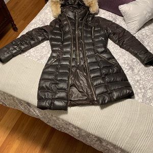 Dawn Levy winter coat,zip up vest,fur hood ❤️
